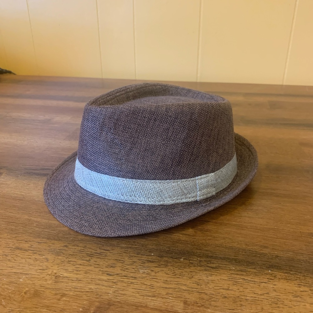 Hipster Headwear Fedora Hat Brown Beige Band classic Business